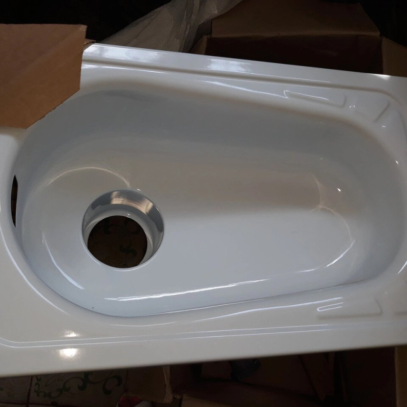 Чаша Генуя сталева 650х550