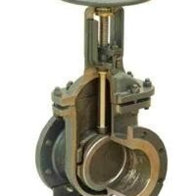 Засувка  фланцева  30ч39бр Ру 16  з обгумованим клином  Ду  400